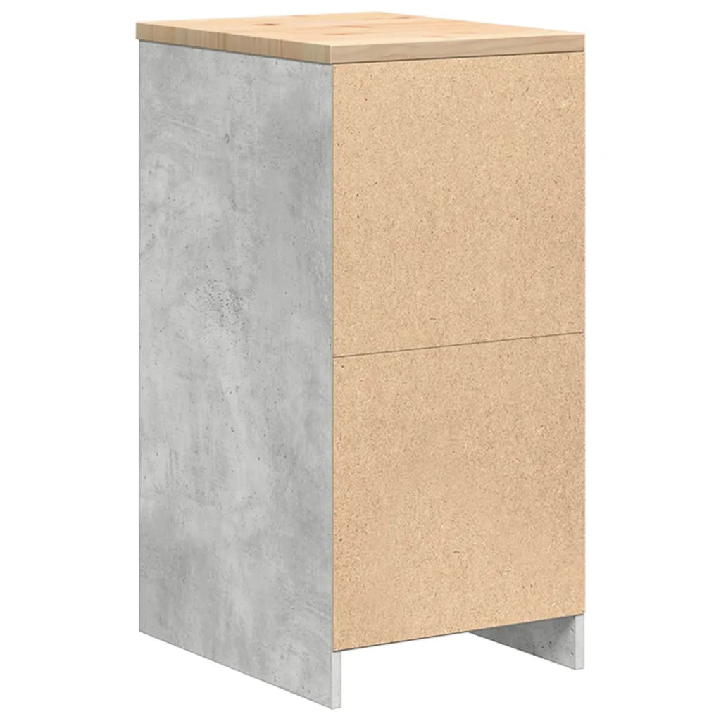 Armadietto da Garage Grigio cemento 40x51x85 cm CFW2152313