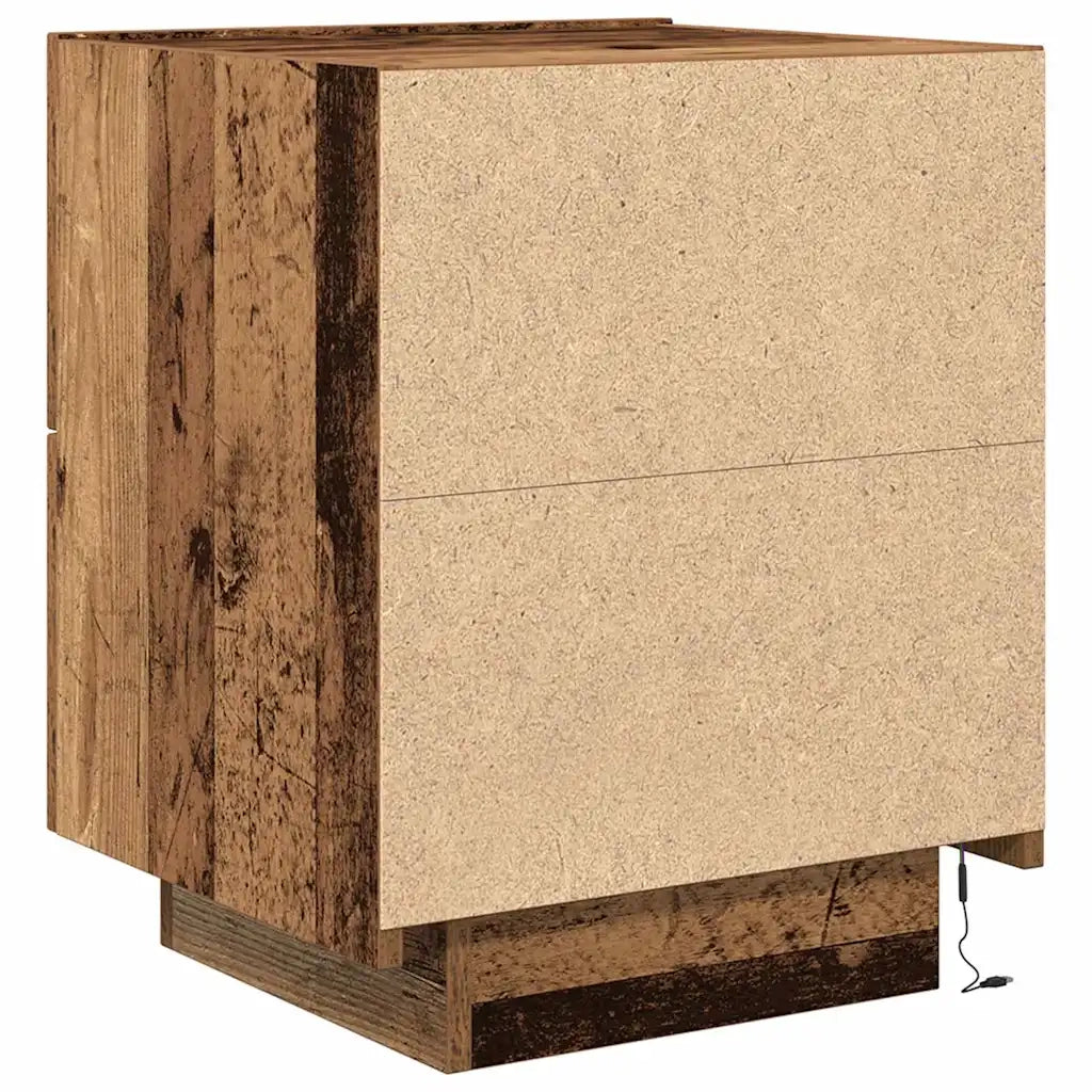 Armadio da Notte 2 pcs Legno vecchio 45 x 40 x 55 cm 863058
