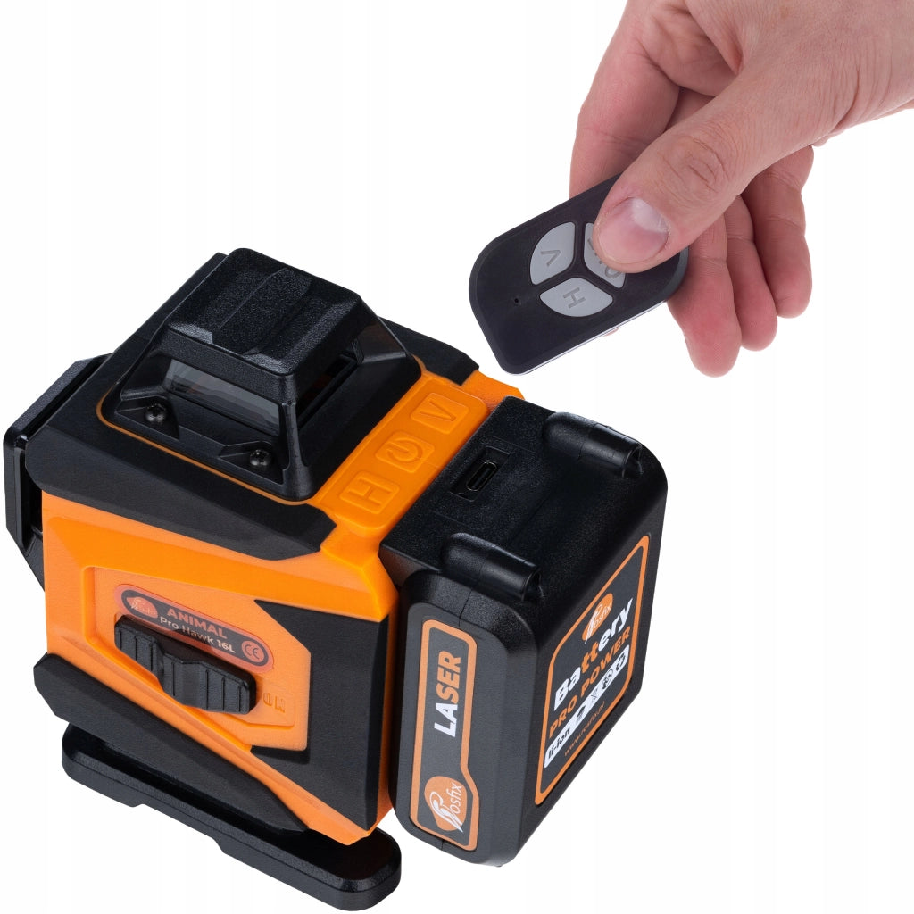 Livella Laser Professionale Rosfix Animal Pro Hawk RAPH 16L – 16 Linee, IP54, USB-C