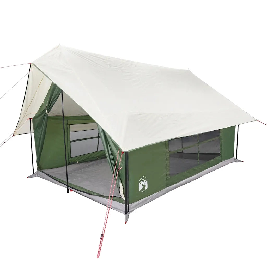 Tenda da Campeggio per 5 Persone-Tenda per Famiglie Verde Impermeabile 343880