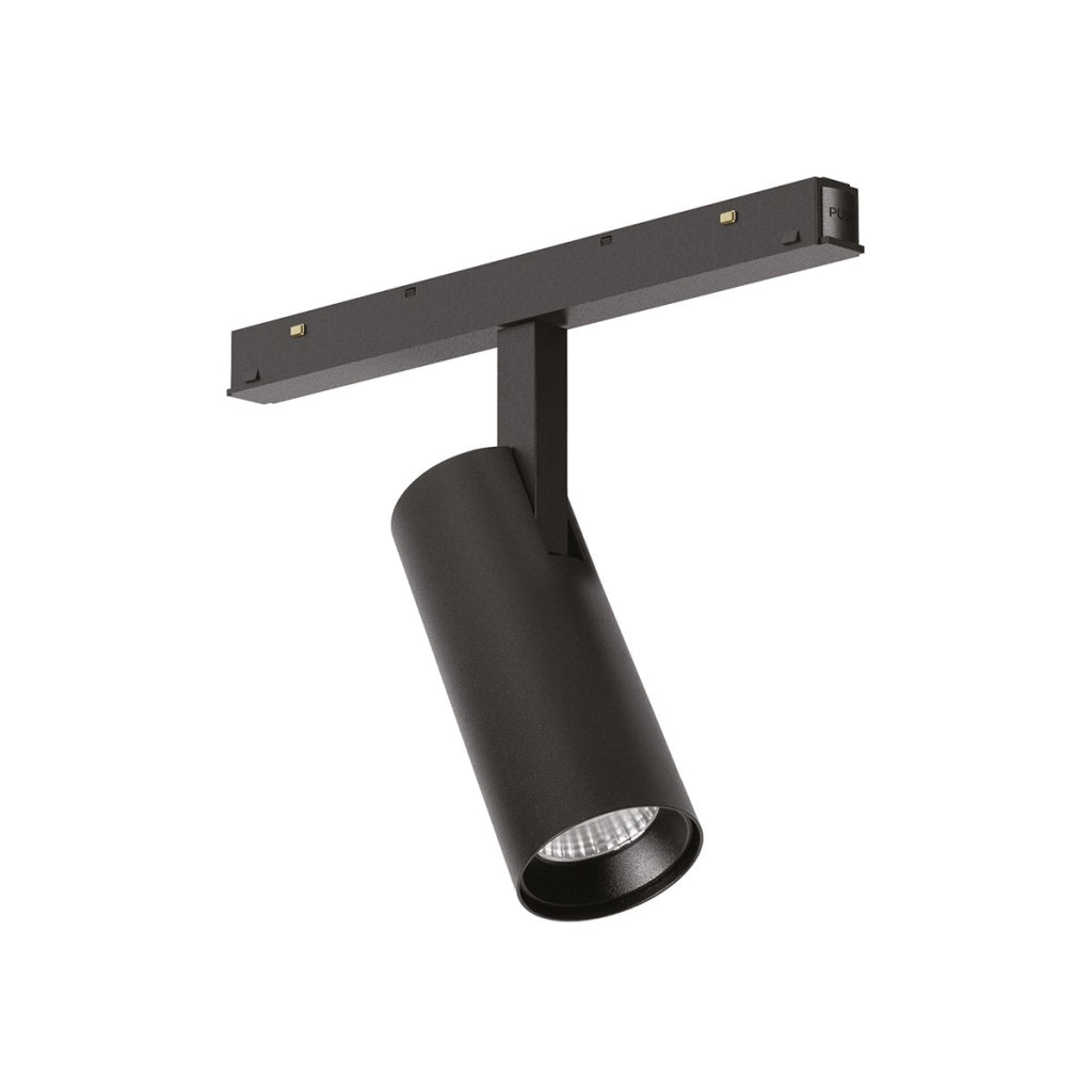 Modulo LED Magnetico 48V 12W 967Lm 3000K Dimmerabile Push - Struttura Orientabile Finitura Nero - Gealuce