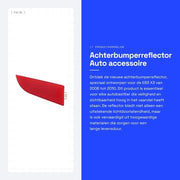 Riflettore posteriore per auto - Qualità PMMA - Adatto per E83 X3 - Lente riflettore di luce - Sostituzione diretta