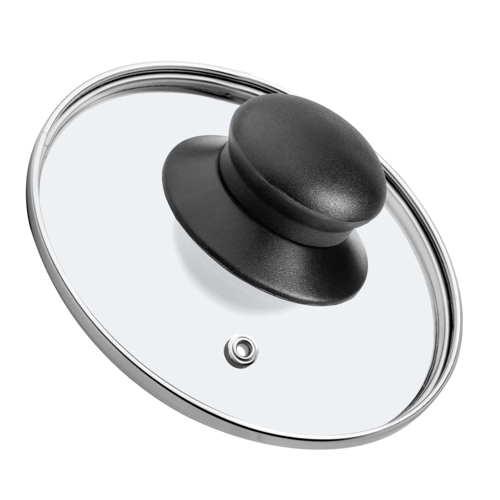 Set di 2 coperchi in vetro KADAX da 16 cm, resistenti al calore, per pentole e padelle.