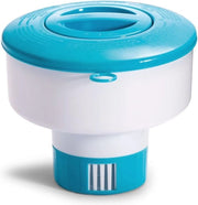 Dispensatore galleggiante chimico per piscine e bagni termali - Bromo e cloro - per 3 tablette di cloro