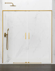 Porta doccia scorrevole 2+2 ABANTE (TWENTY) 180 cm Profilo Oro
