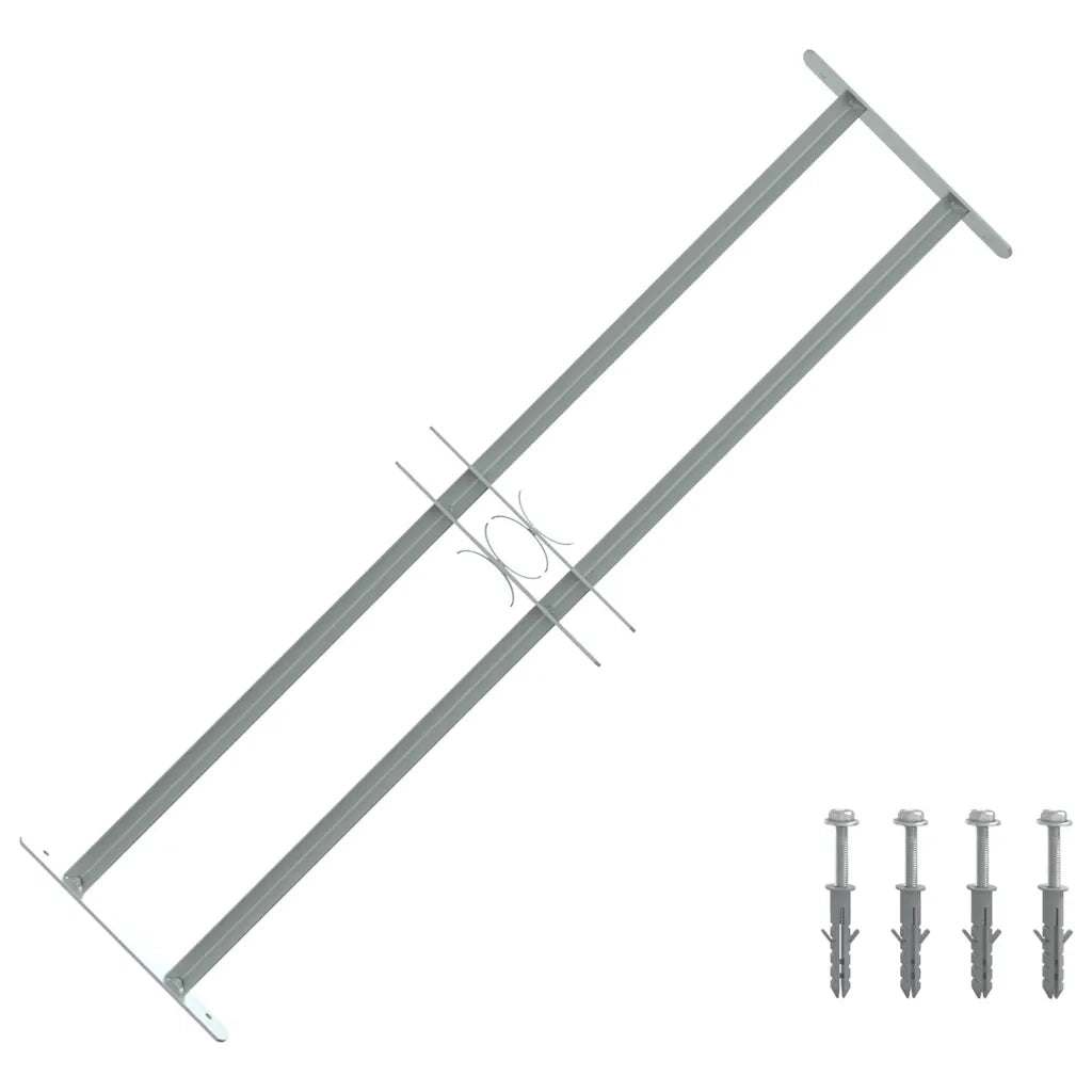 Grate per Finestre Regolabili 2 Barre Trasversali 700-1050 mm cod mxl 57709