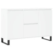 Credenza | Madia | Buffet da pranzo | Armadio da pranzo Bianca 101,5x35x70 cm in Legno Multistrato