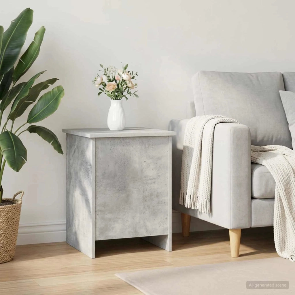 Cassa di stoccaggio Grigio Cemento 40 x 40 x 50 cm 8011246