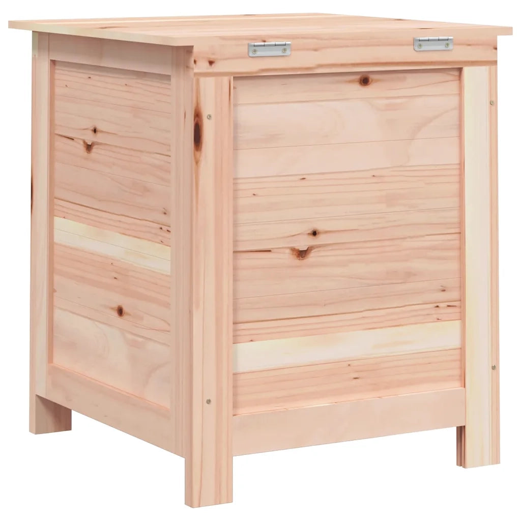 Scatola per Cuscini da Esterno 50x50x56cm Legno Massello Abete 152162