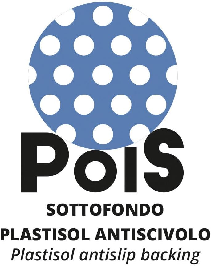 Tappeto Bagno 50x110 cm Puro Cotone Elegante Lussuoso Morbido Scendiletto Antiscivolo Grigio