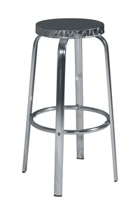 Sgabello Bar 50x80x32 cm in Alluminio e Acciaio
