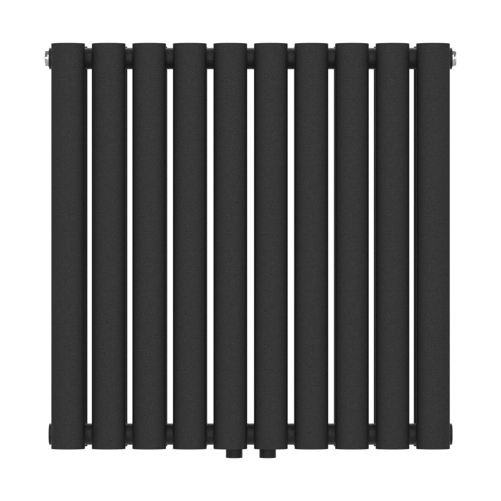 Radiatore a doppio pannello 800 watt acciaio 60 x 60 cm nero 03_0010484