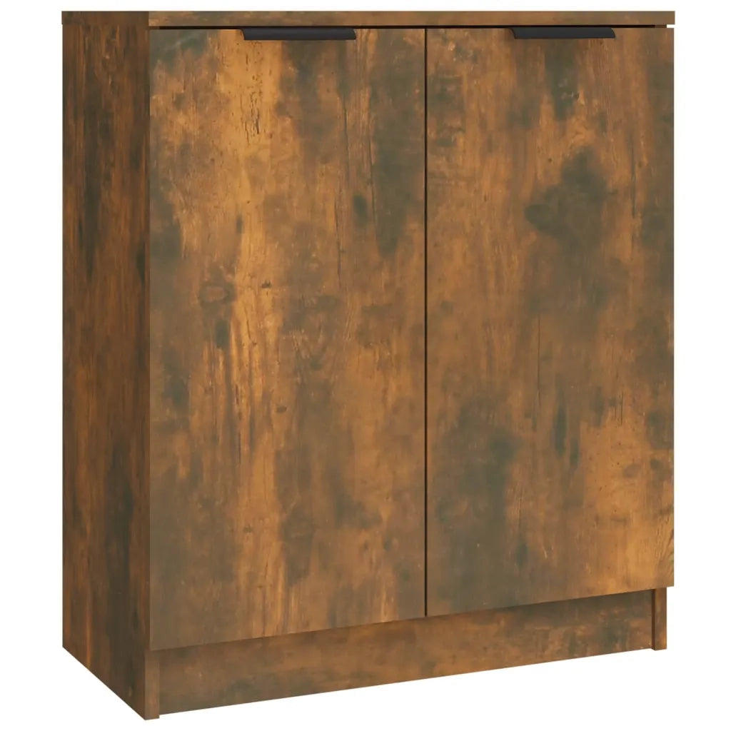 Credenze 3 pz Rovere Fumo in Legno Multistrato 3115841