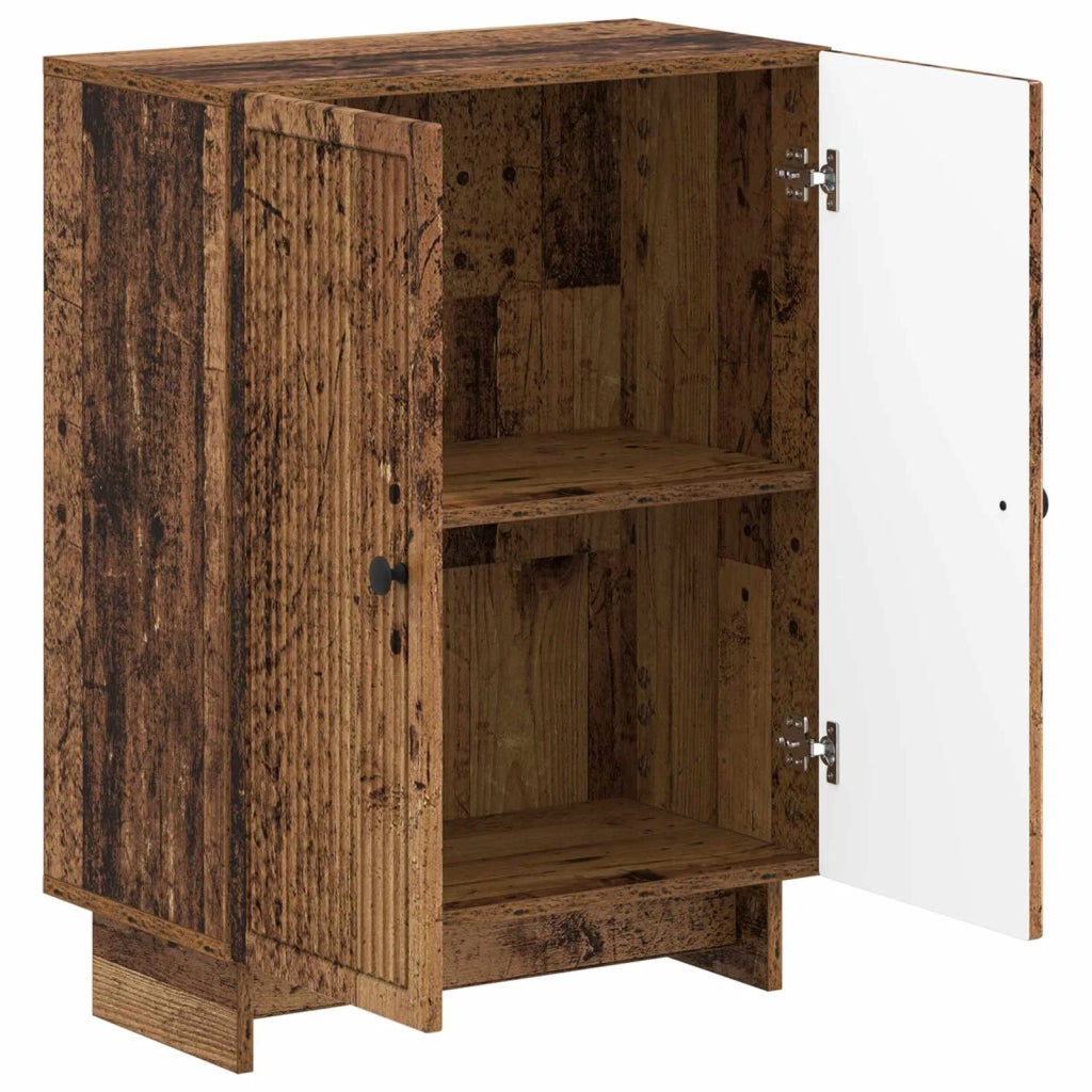 Mobiletto da Bagno EDE Legno antico 59,5 x 31 x 80 cm 895963