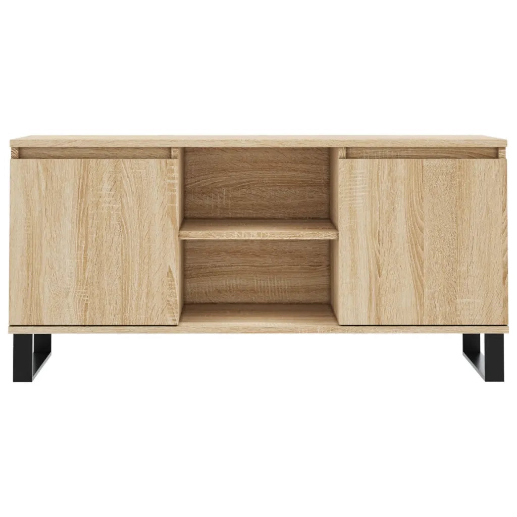 vidaXL Mobile Porta TV Rovere Sonoma 104x35x50 cm in Legno Multistrato