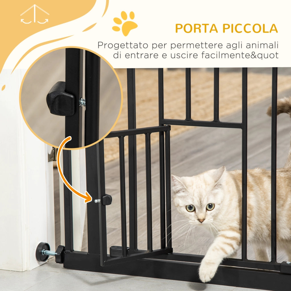 Cancelletto Estensibile per Cani ¨C zephmum ¨C 68x76.2 cm, Nero