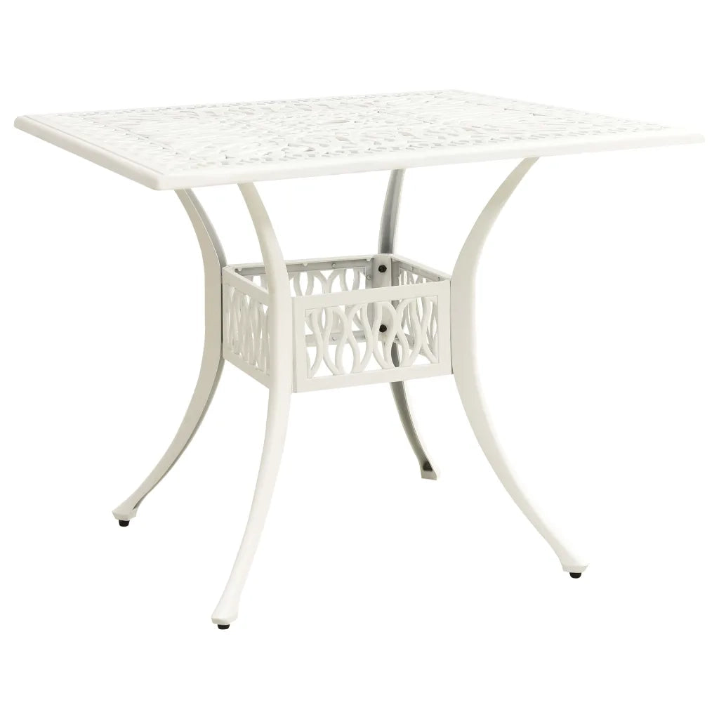 Set da Bistrot 5 pz in Alluminio Pressofuso Bianco cod mxl 35923