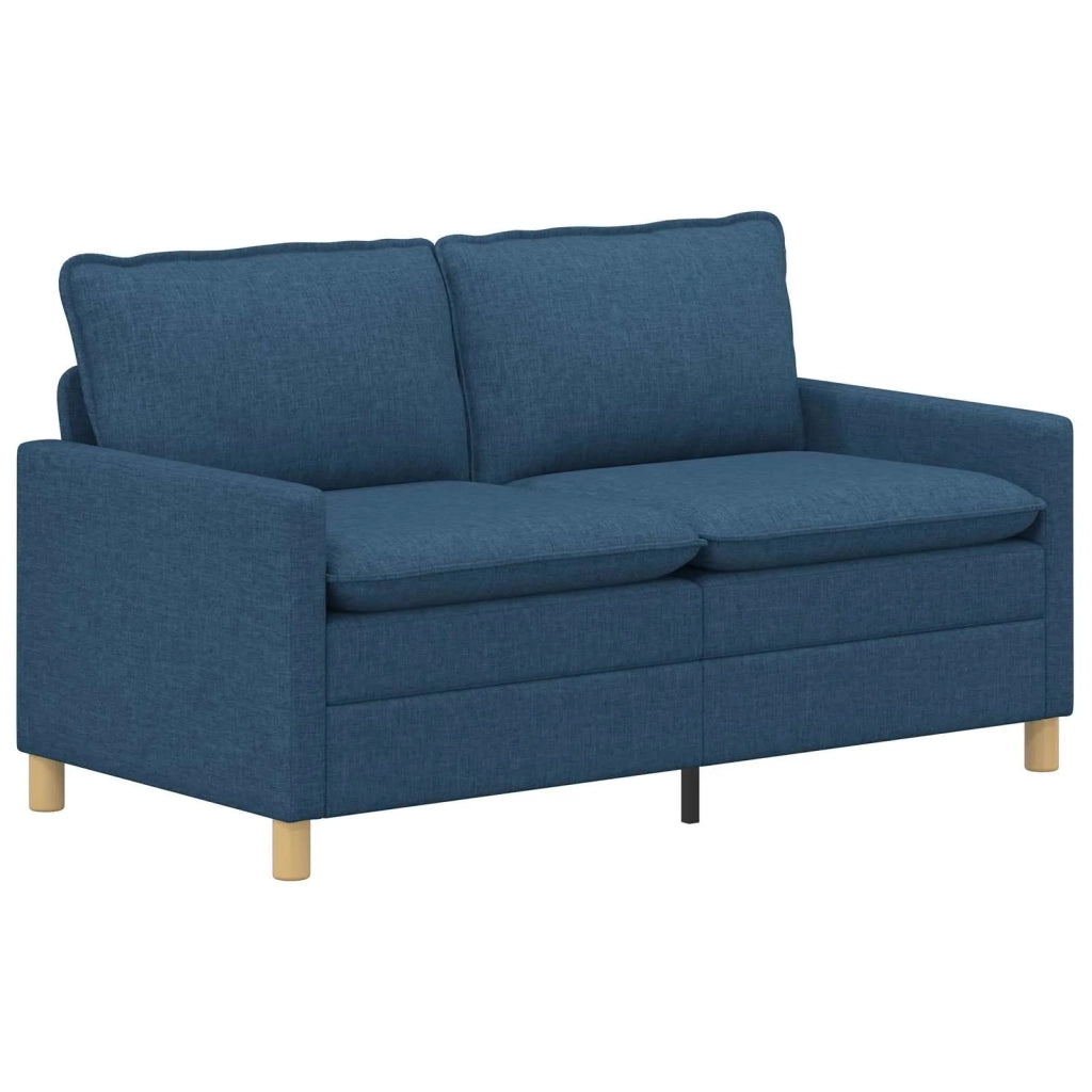 Set di divani 2 pz Blu Tessuto 3417144