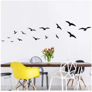 Decorazione per Parete con Meeuwen 2 - 30 x 55 cm, Nero