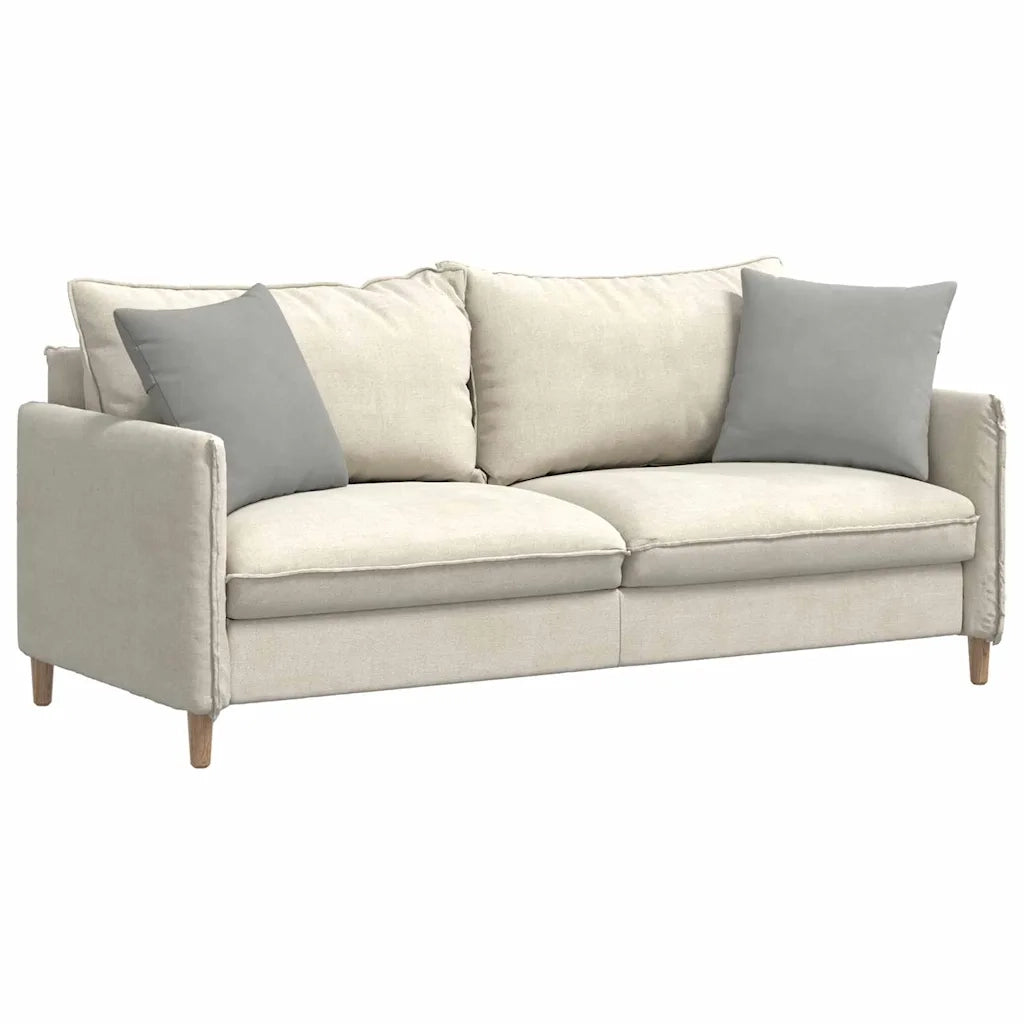 Cuscini da Divano 2 pz-Set di 2 Cuscini per Sofa Grigio chiaro 45 x 45 cm Tessuto 408941