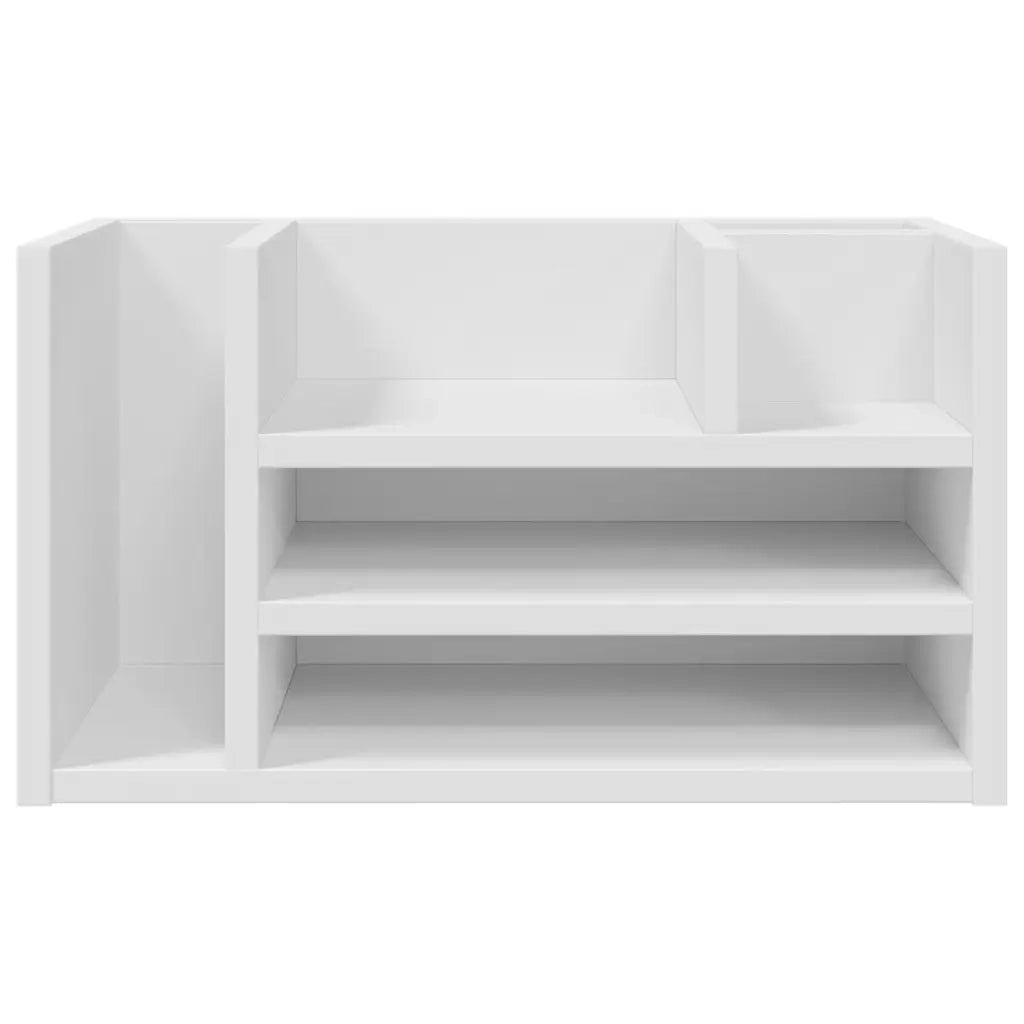 Organizer Scrivania Grigio Cemento 44,5x24x25 Legno Multistrato