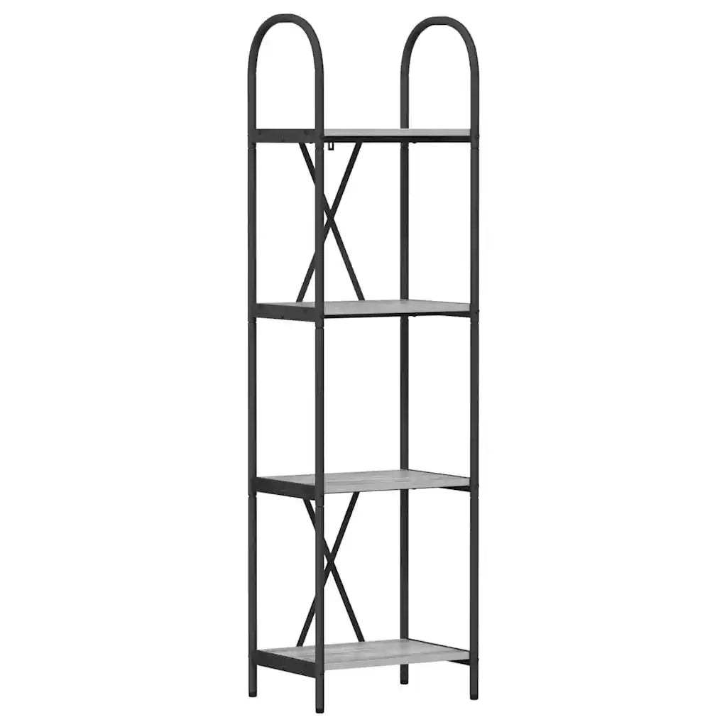 Libreria Grigio Sonoma 40 x 30 x 146 cm Legno multistrato 879932