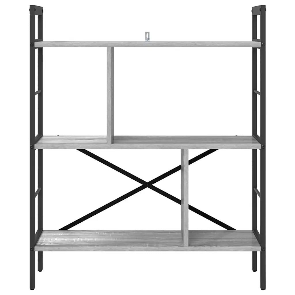 Libreria Grigio Sonoma 75 x 30 x 91 cm Legno multistrato