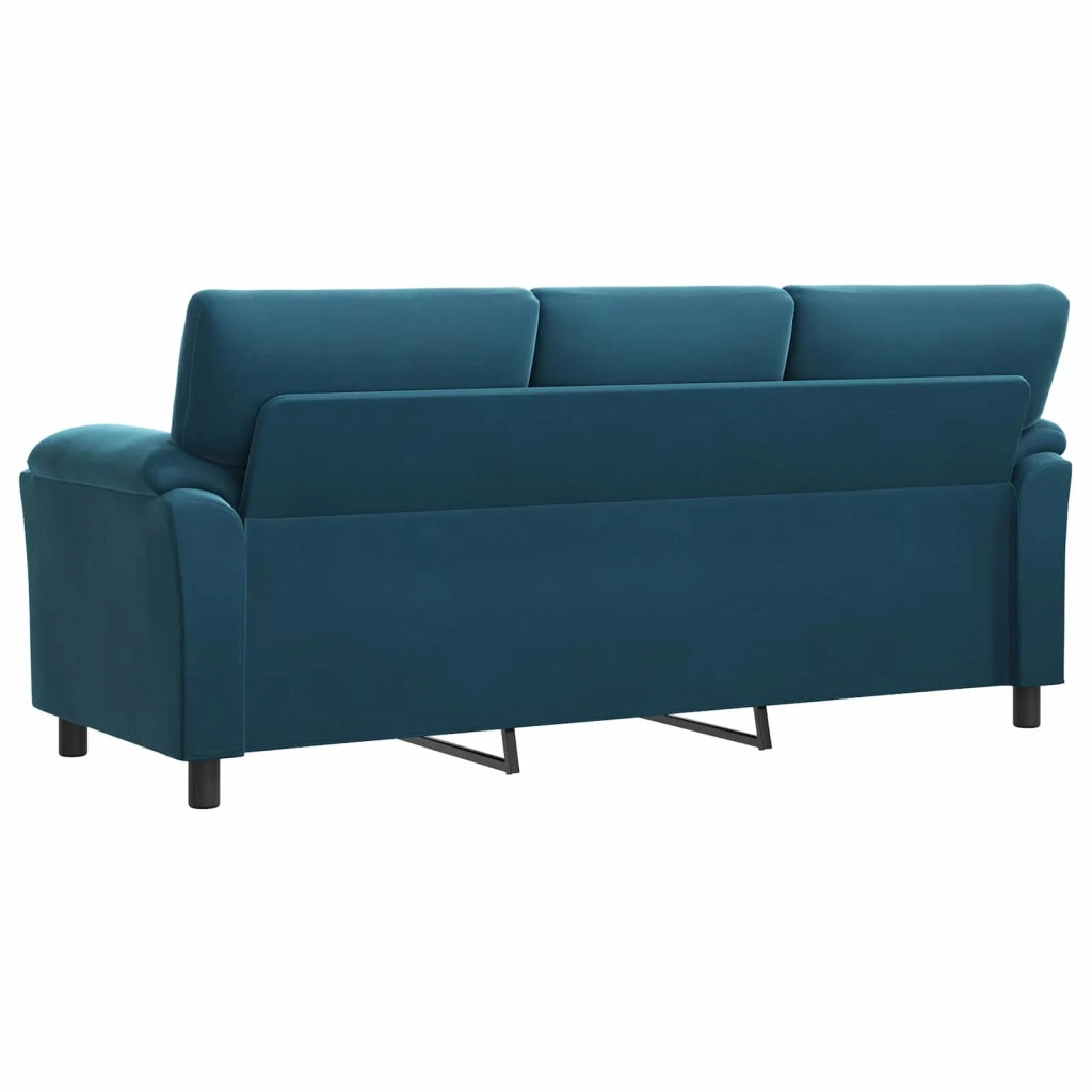 Divano Blu 214 x 85 x 93 cm Velluto 42040858