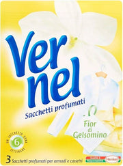 VERNEL SACCHETTI PROFUMATI FIORI DI GELSOMINO PER ARMADI E CASSETTI 3 PEZZI