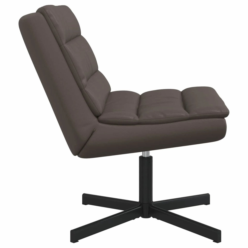 Sedia girevole Marrone 63 x 75 x 76 cm PU Lucido 42007347