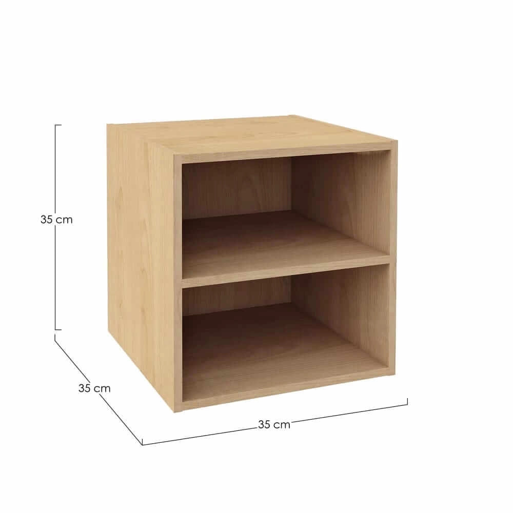 Cubo modulare con anta in legno composito per libreria - MATRIX PRO