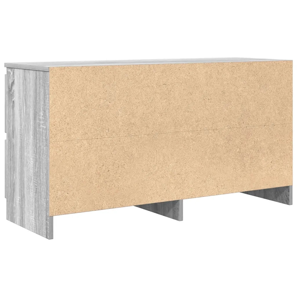 Mobile TV-Credenza TV-Console TV Grigio Sonoma 100x35x54 cm in Legno Multistrato 196602