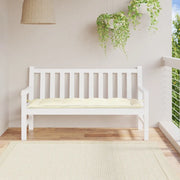 Cuscino per Panca Crema 150x50x7 cm in Tessuto Oxford