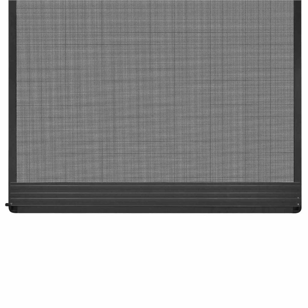 Schermo Insetti a Battente Antracite e Nero 120 x 240 cm CFW1540712