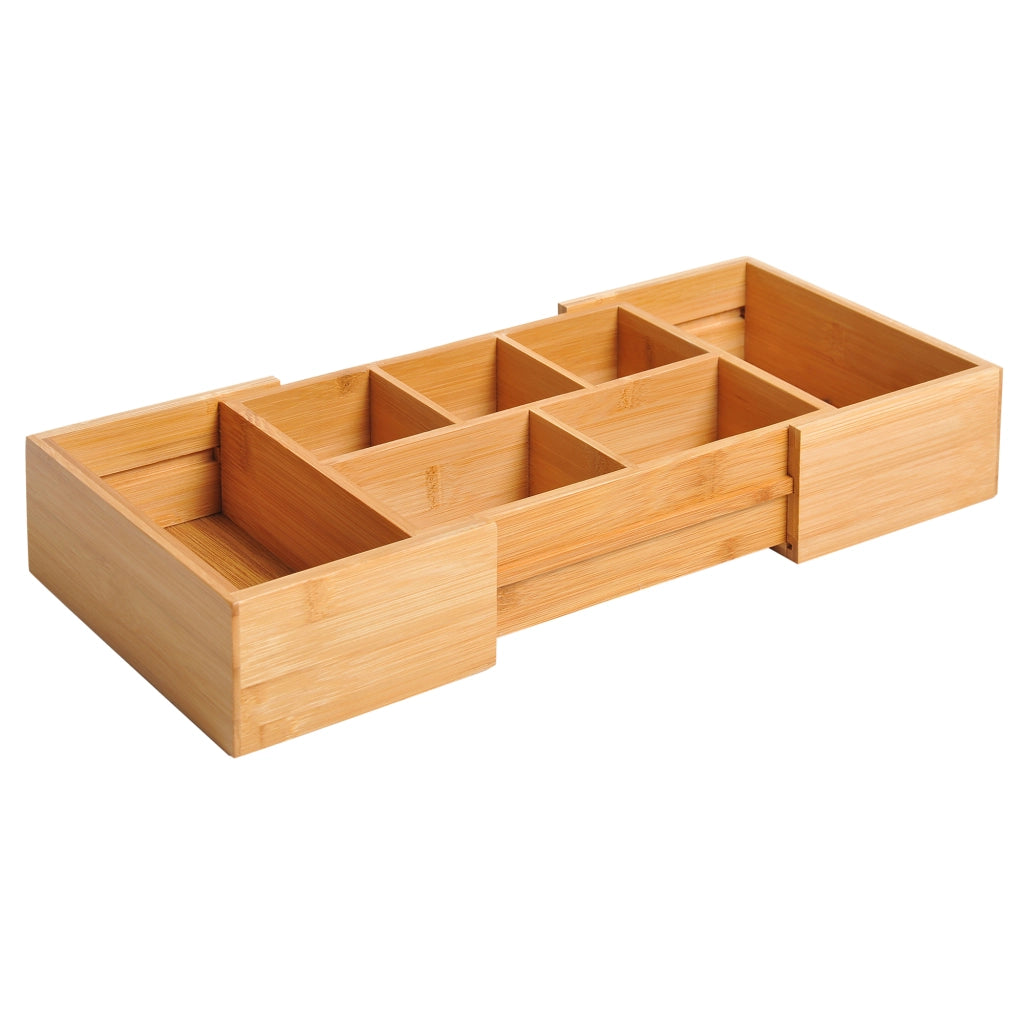 Organizzatore con cassetti estraibile in bamb¨´ ¨C Minimal ¨C 24.6x17.6x7 cm