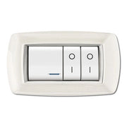 PLACCA LIFE LIVING PLAST BIANCO 4P CORNICE BIANCO- 1,0 pz