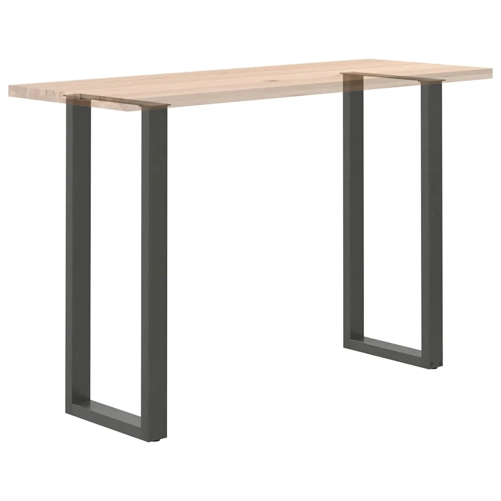 Gambe per tavolo da bar a forma di U 2 pz Antracite 50x(110-111) cm Acciaio 4013246