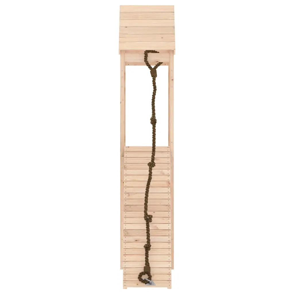 Casetta con Arrampicata in Legno Massello di Pino 3156898