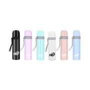 Trade Shop - Thermos Portatile 500 Ml In Acciaio Per Bevande Calde In Viaggio Gita Campeggio -
