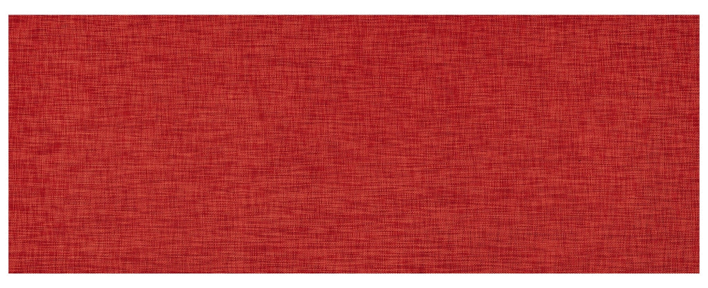 Tappeto Cucina Passatoia Antiscivolo Multiuso Soggiorno Corridoio No Pieghe Tinta Unita Effetto Rattan Intrecciata Lavabile Antimacchia  50x250cm - Vittoria Rosso