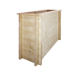 L'aiuola di giardino sopraelevata in legno - 100x38x69 cm - Timbela M613