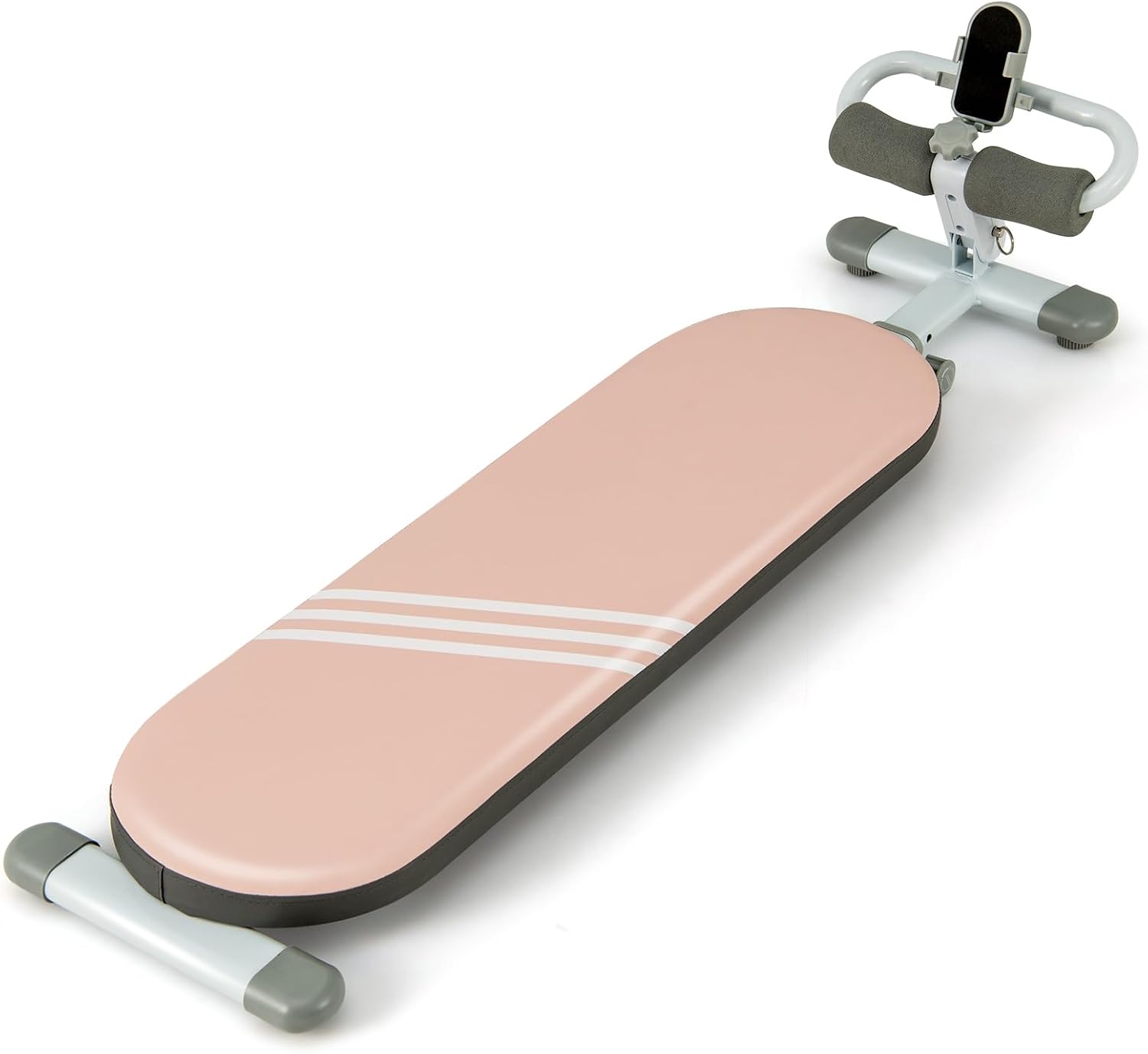 Panca per Addominali Multifunzionale, Panca da Allenamento Pieghevole con 3 Angoli Regolabili e Lunghezza Regolabile, Attrezzatura Fitness per Palestra Domestica, Portata 150 kg