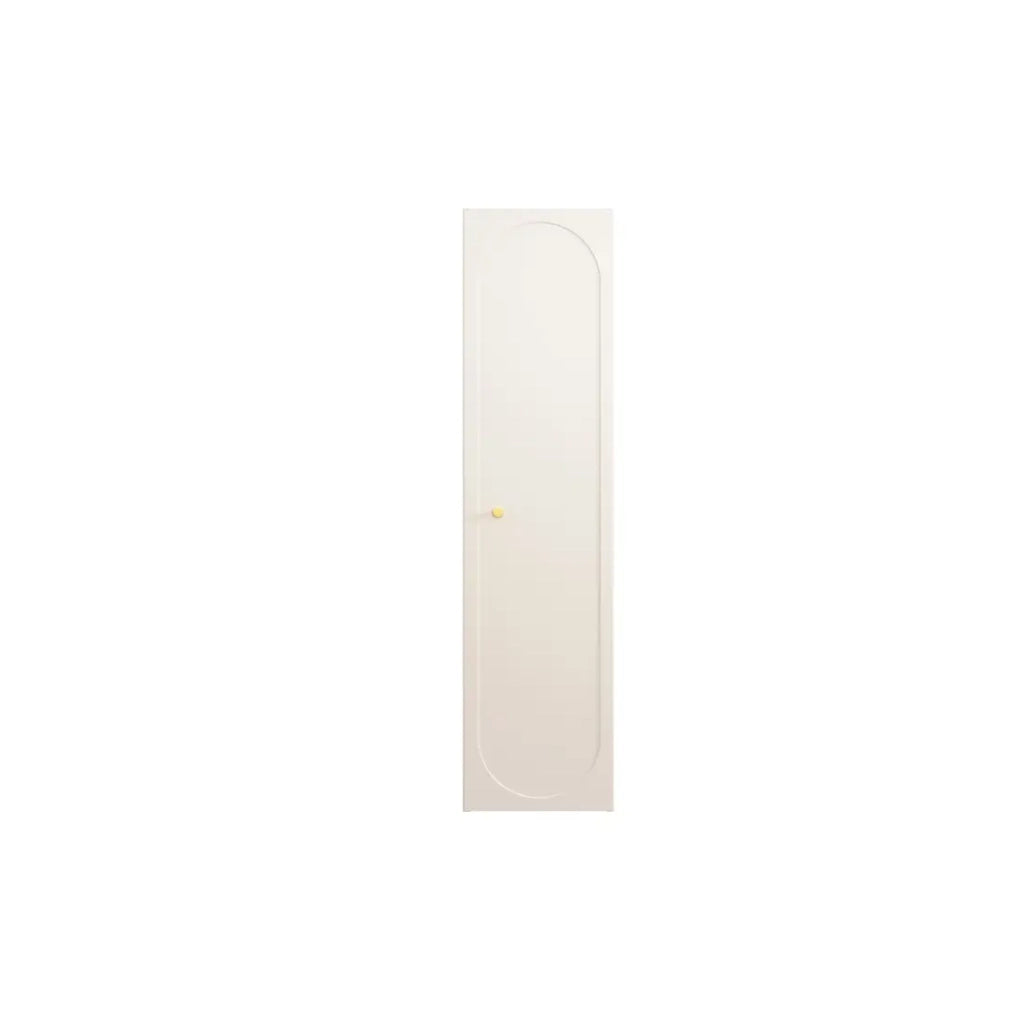 Colonna TORNADO 140 cm – Finitura sabbia – 1 porta, 4 ripiani, stile contemporaneo