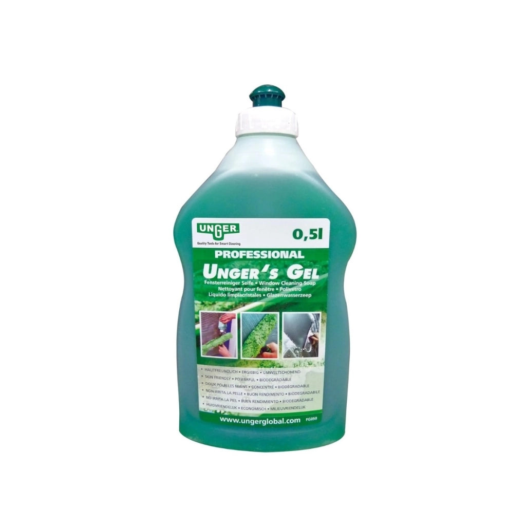 Unger's Gel Detersivo Vetro e Finestre 500 ml, Concentrato (1:100) | UNGER