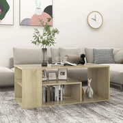 Tavolino da Salotto-Tavolino da soggiorno-Tavolo Rovere Sonoma 100x50x40cm Legno Multistrato 691925