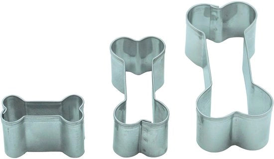 Forme a biscotto in acciaio inossidabile, forma a gomito, set di 3 pezzi