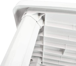 Tavolo da Giardino Rettangolare 101x68x72 cm in plastica colore bianco Tomaino