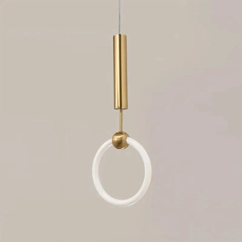 Lampada A Sospensione Led Lhj059-1cp Brush Gold