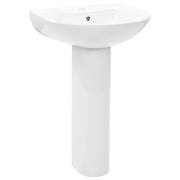 Lavabo freestanding con base in ceramica bianca bacino 52 cm bagno 02_0002567