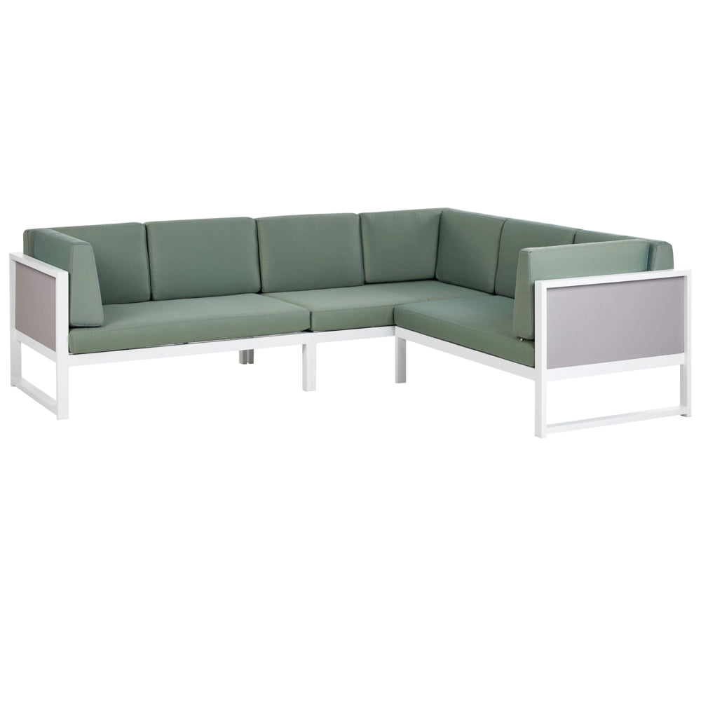 Set di Copricuscini per giardino verde resistente ai raggi UV con cerniera